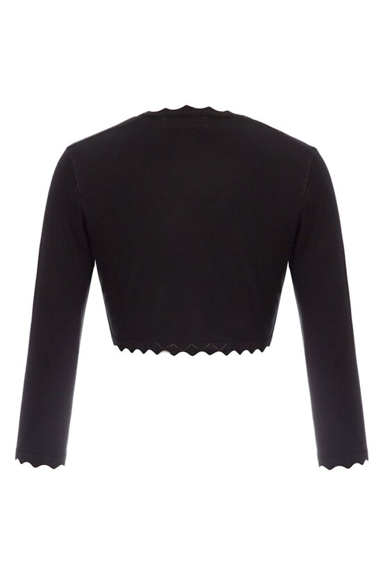 Bolero negru trei sferturi 6008
