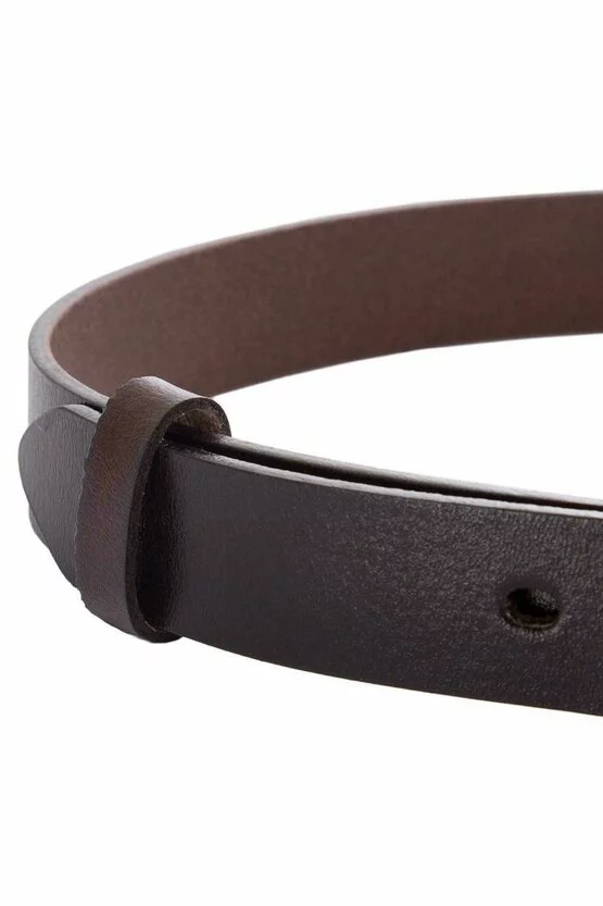 Curea maro din piele 5642