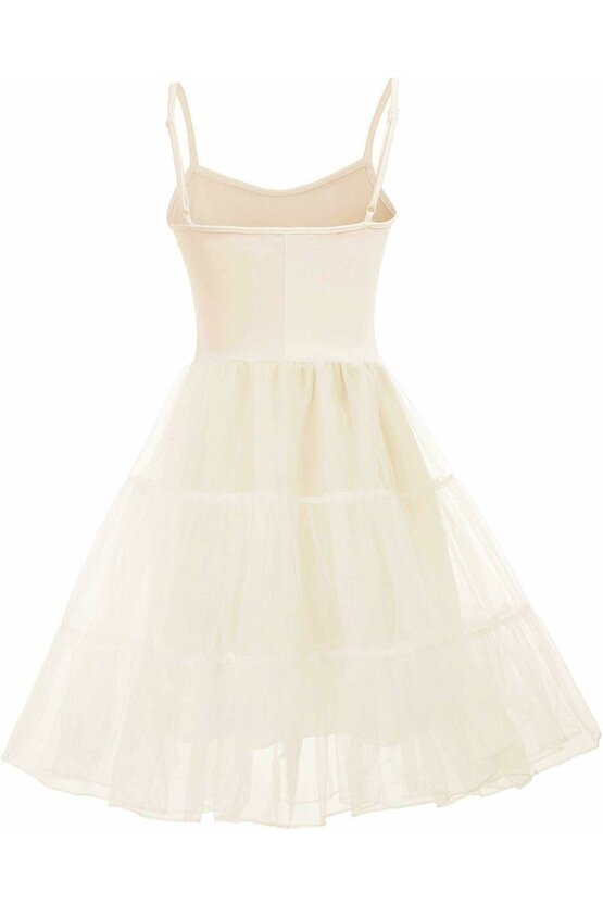 Furou rochie ivoire din satin 4757
