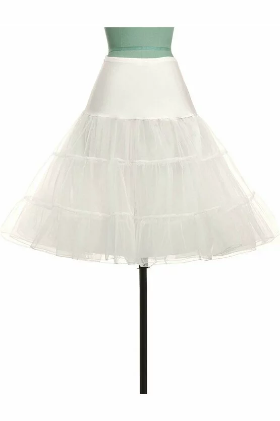 Jupa ivoire cu talie elastica 4424