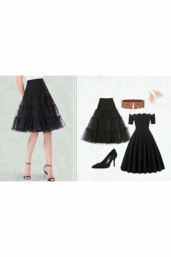Jupa neagra 3 straturi 5711