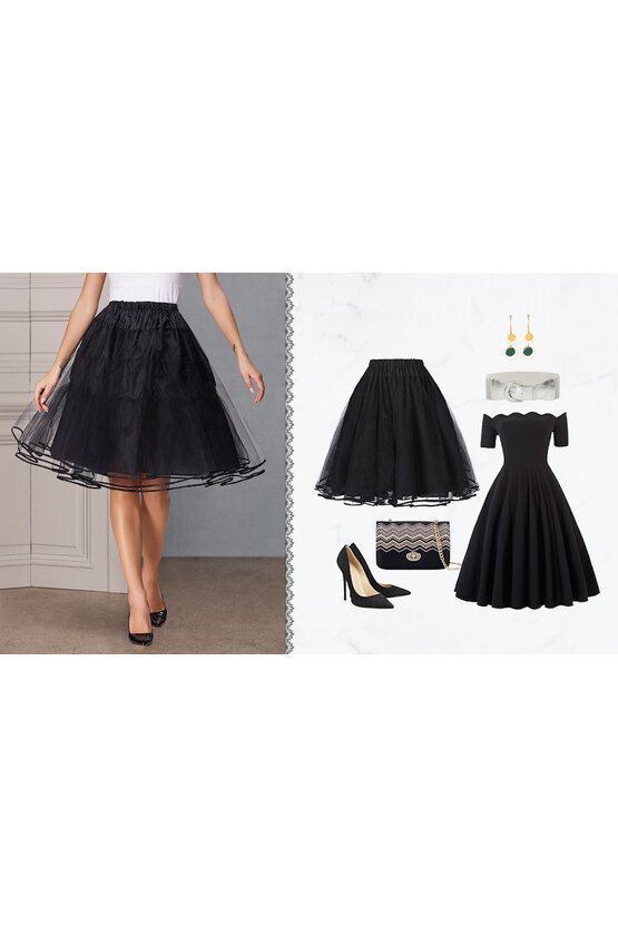 Jupa neagra 4 straturi 4517