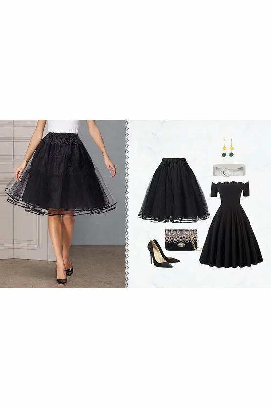 Jupa neagra 4 straturi 4517