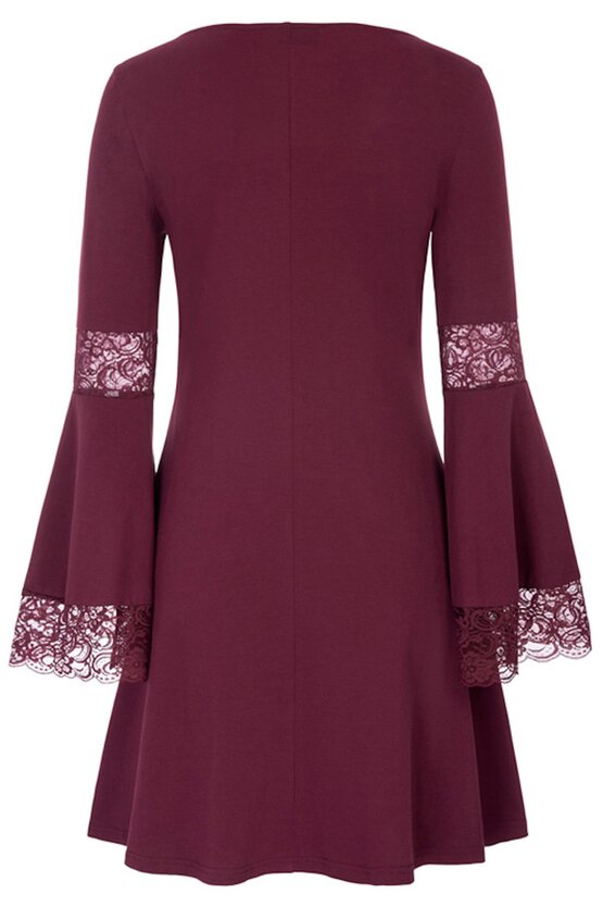 Rochie Amelia bordeaux 4379