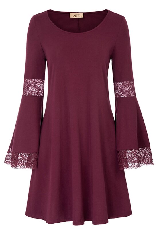 Rochie Amelia bordeaux 5873