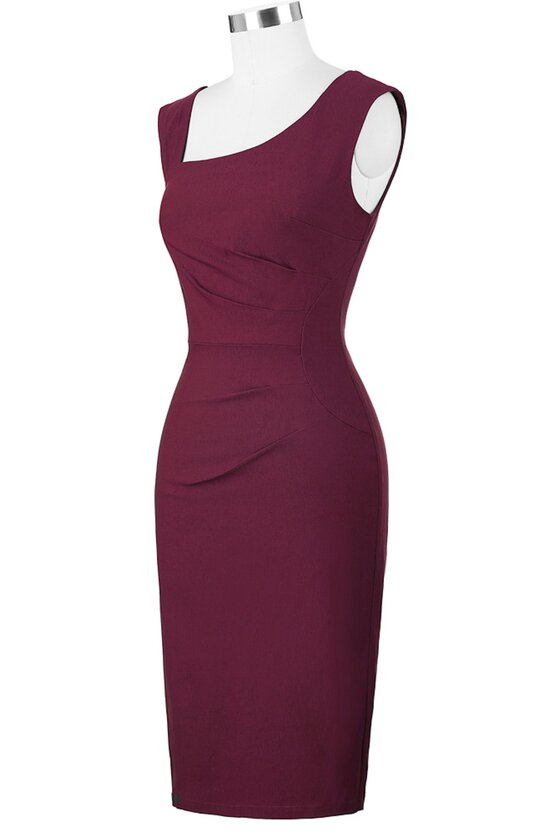 Rochie Antonia bordeaux 3278
