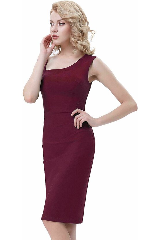 Rochie Antonia bordeaux 3284