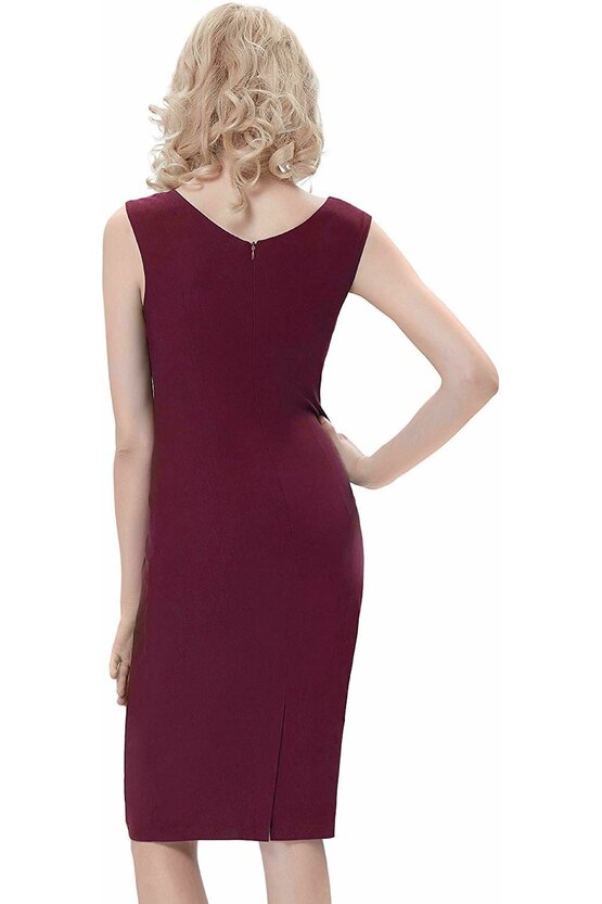 Rochie Antonia bordeaux 3287