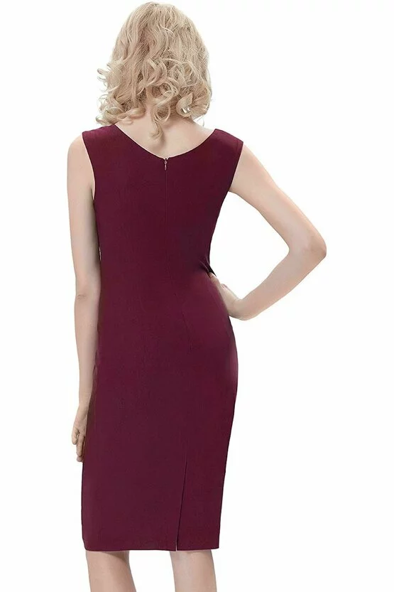 Rochie Antonia bordeaux 3287