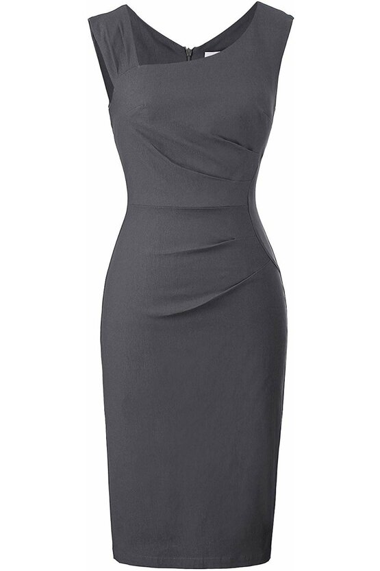 Rochie Antonia gri 3212