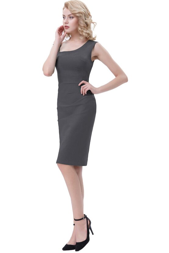 Rochie Antonia gri 3218