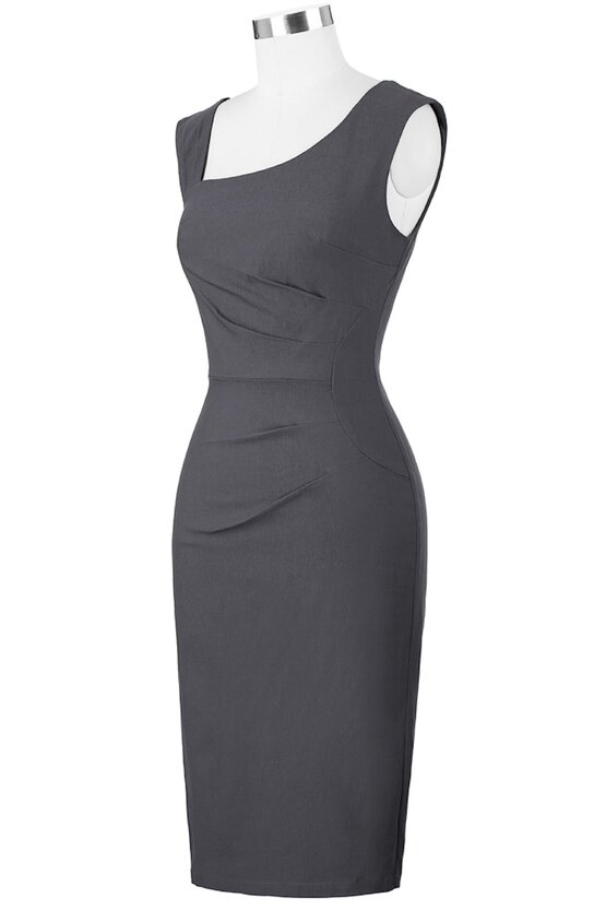 Rochie Antonia gri 3221