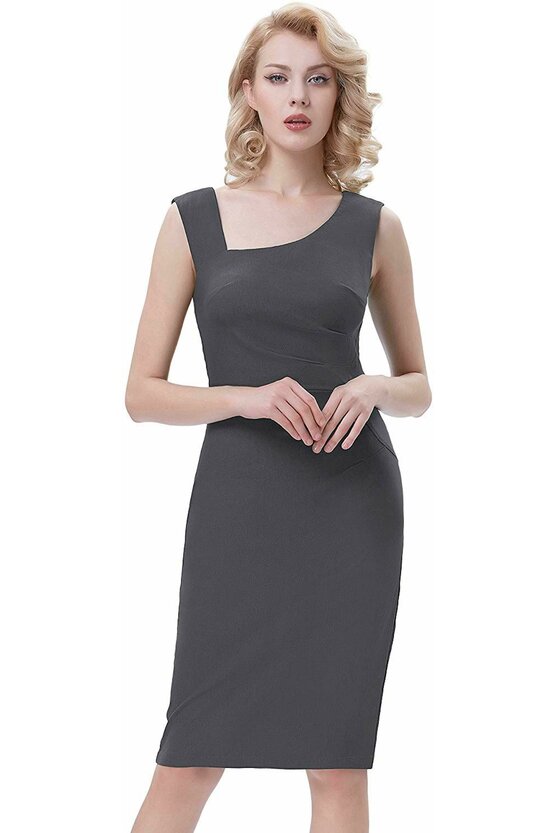 Rochie Antonia gri 3242