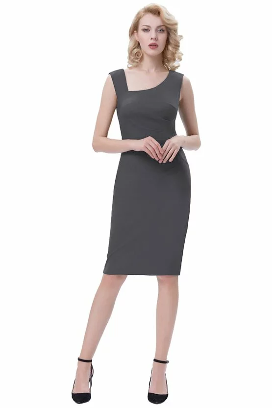 Rochie Antonia gri 3254