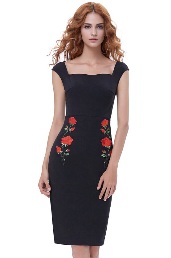 Rochie Caprice neagra 3539