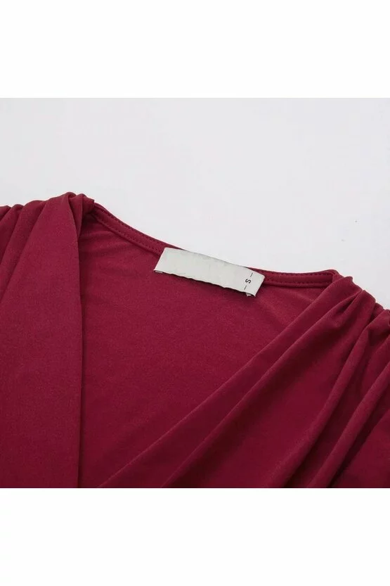 Rochie Chloe grena 6374