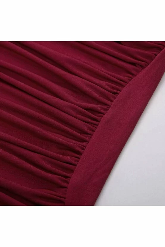 Rochie Chloe grena 6377