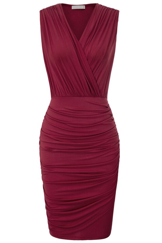 Rochie Chloe grena 6380