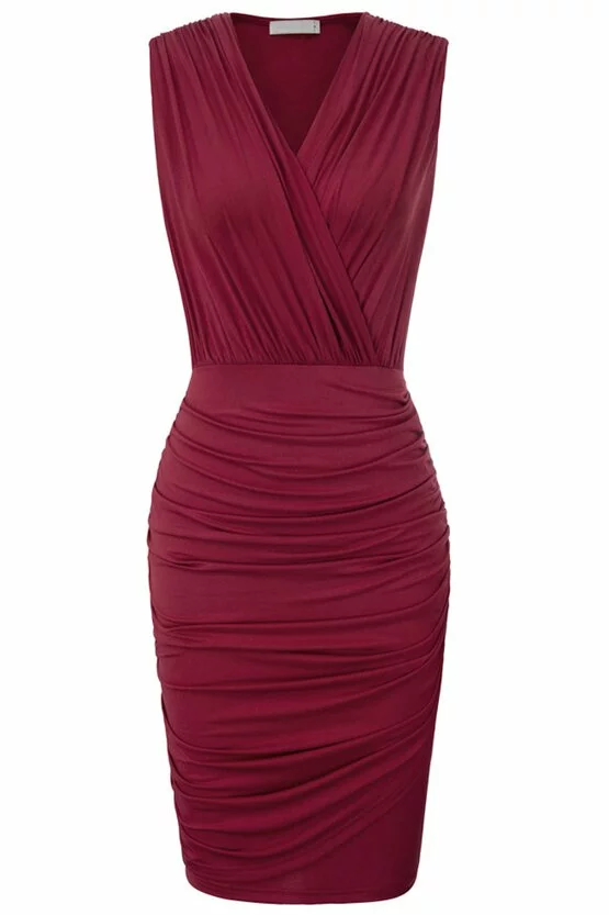 Rochie Chloe grena 6380