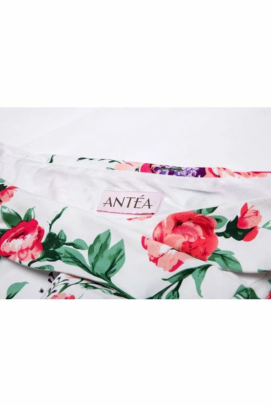 Rochie Elena alb floral 5720