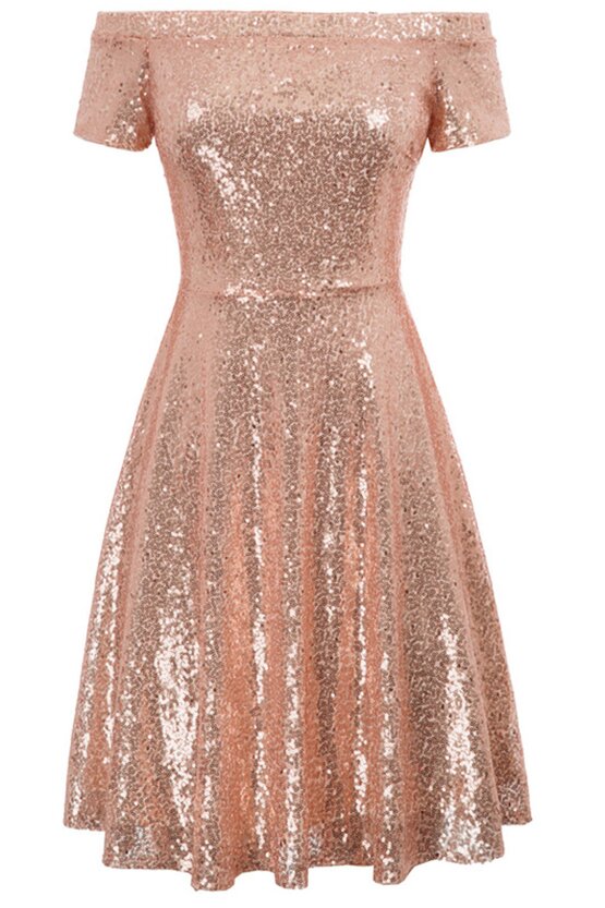 Rochie Gloria roz 6497