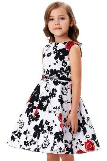 Rochie Ioana cu flori negre si rosii