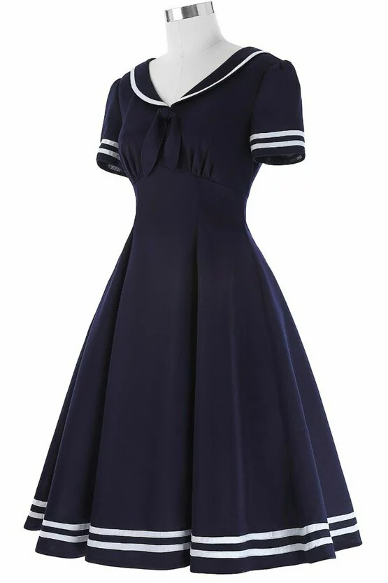 Rochie Irina abastru inchis 3017