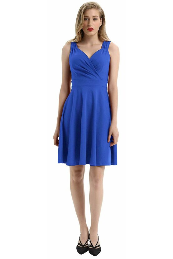 Rochie Isabella albastra 4181