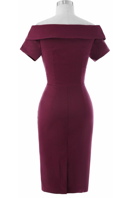 Rochie Iulia bordeaux 2930