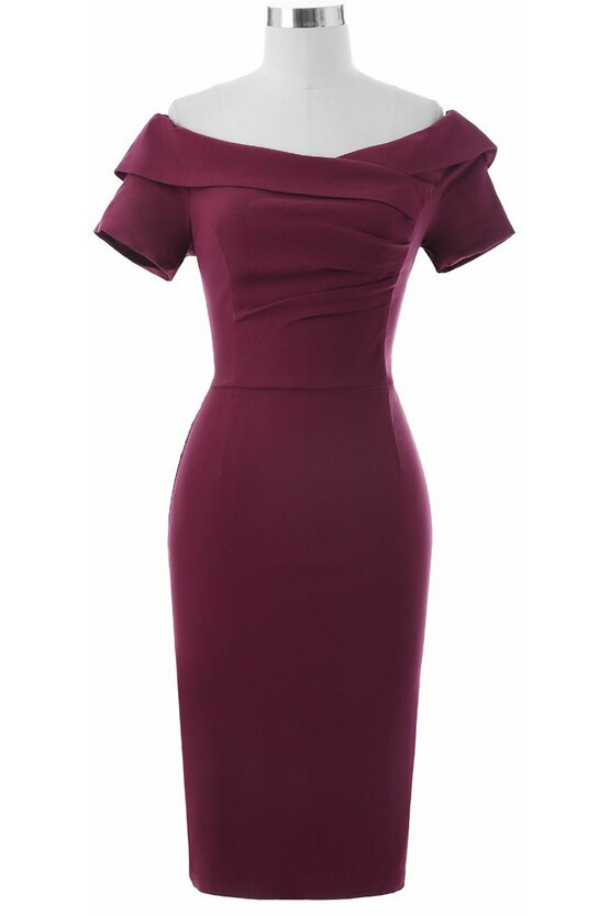 Rochie Iulia bordeaux 2936