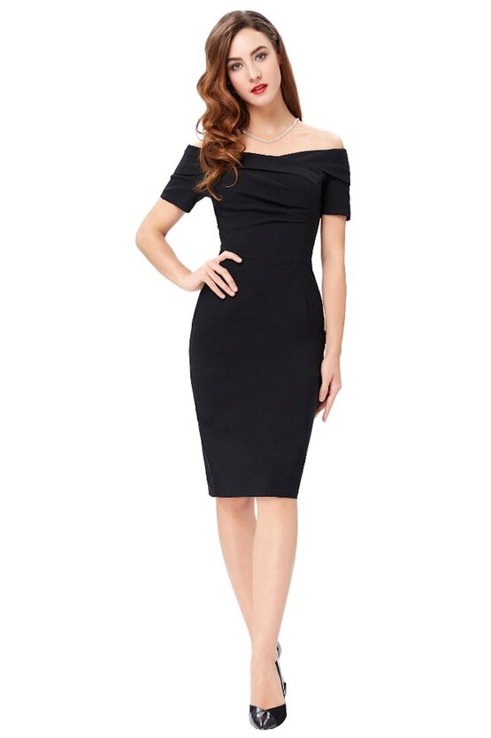 Rochie Iulia neagra 2885