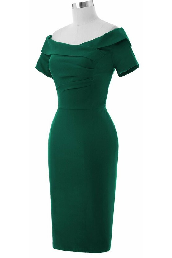 Rochie Iulia verde inchis 2954
