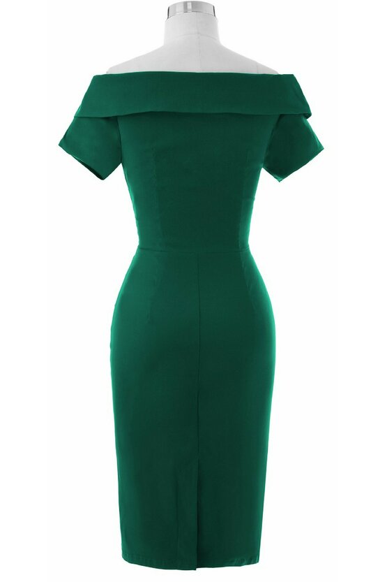 Rochie Iulia verde inchis 2957