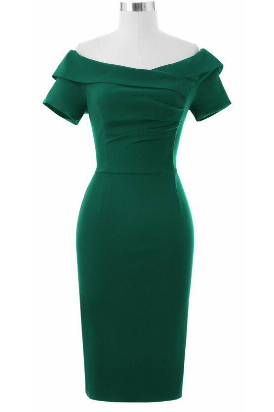 Rochie Iulia verde inchis 2969
