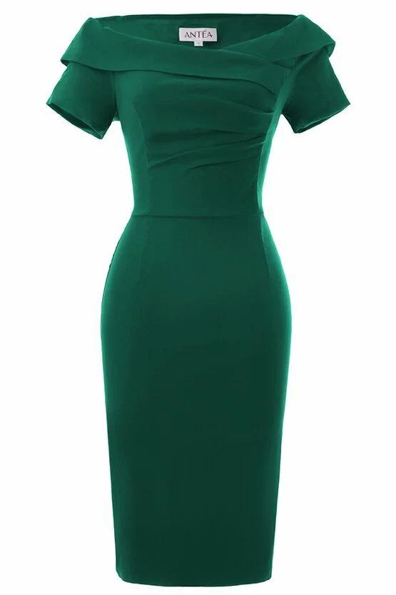 Rochie Iulia verde inchis 5747