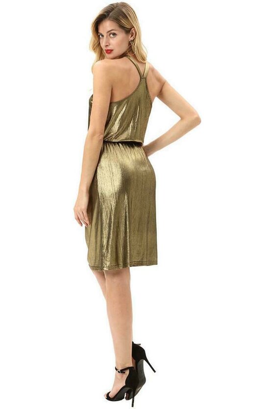 Rochie Karen aurie 6578