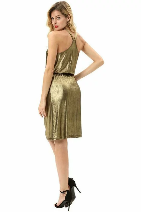 Rochie Karen aurie 6578