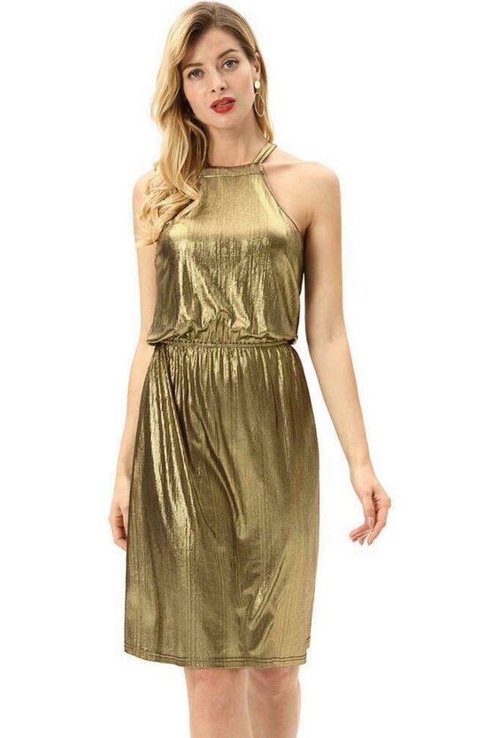 Rochie Karen aurie 6581