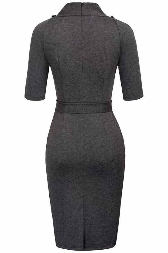 Rochie Maya gri 4301