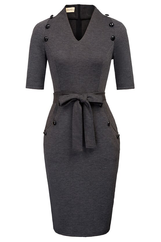 Rochie Maya gri 5858