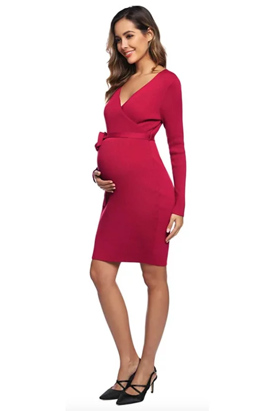 Rochie Mommy roșie 7175