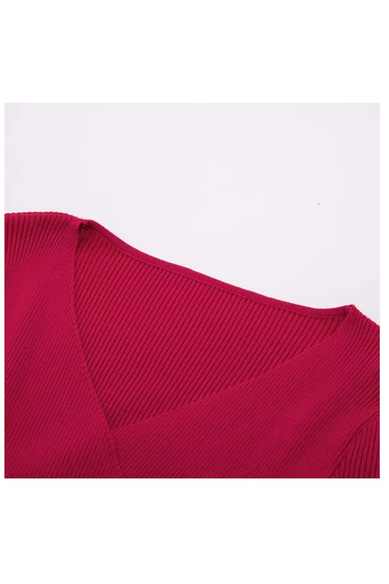 Rochie Mommy roșie 7178