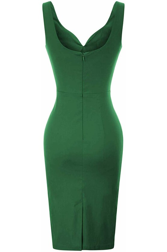 Rochie Olivia verde 6260