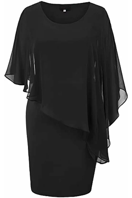 Rochie retro Amber neagra 7343