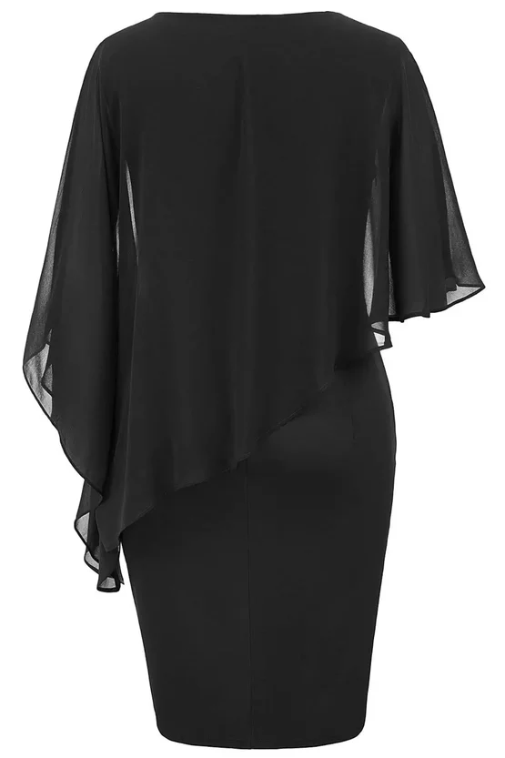 Rochie retro Amber neagra 7346