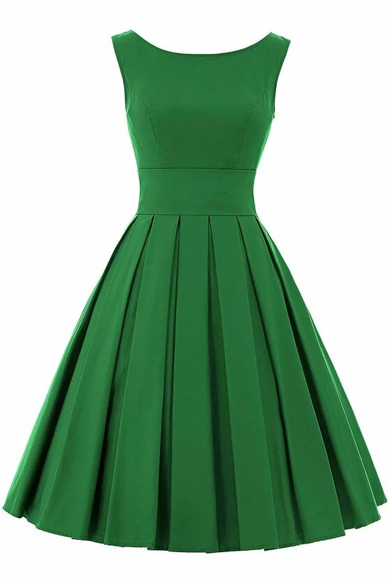 Rochie retro Maria verde 2681