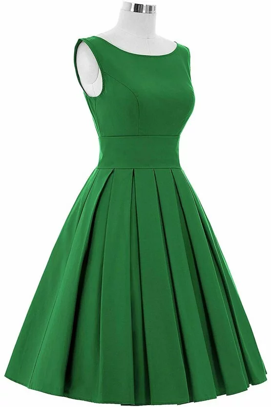 Rochie retro Maria verde 2687