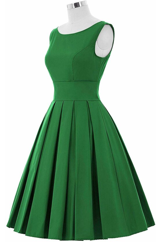 Rochie retro Maria verde 2690