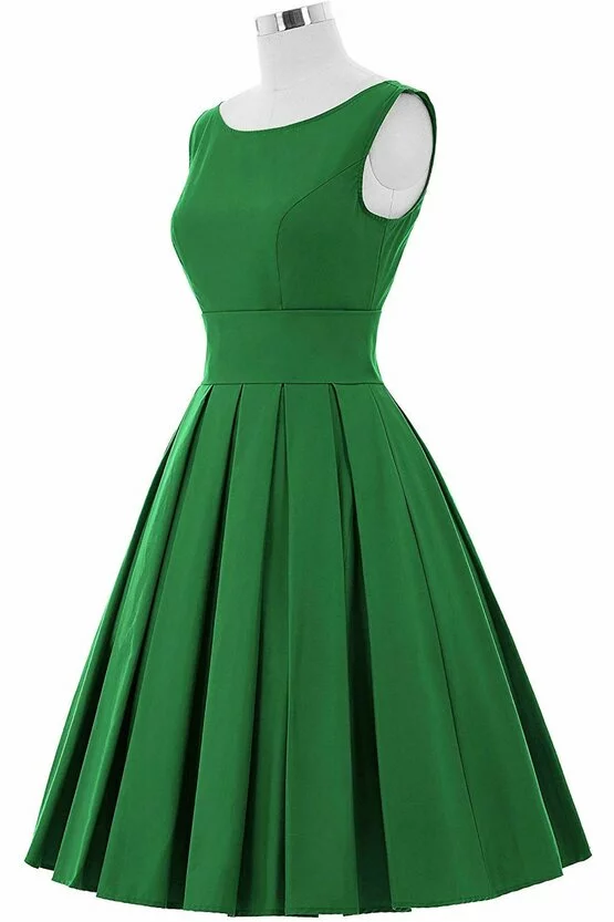 Rochie retro Maria verde 2690
