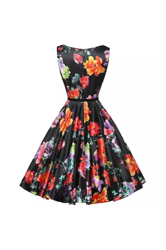 Rochie retro Misty floral 7313